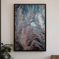 Abstract Feathered Elegance Abstract Poster