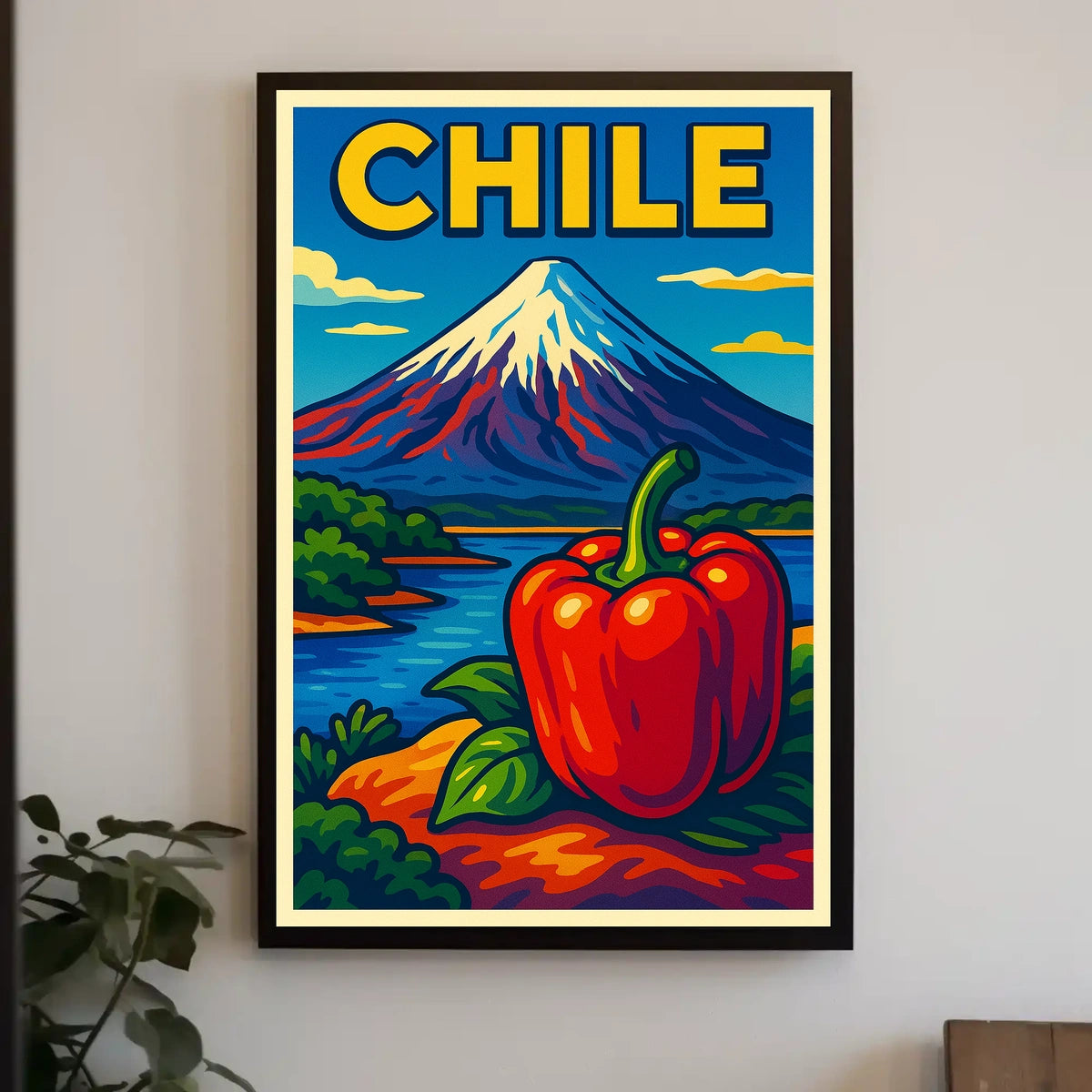 Chile A Vibrant Landscape Poster