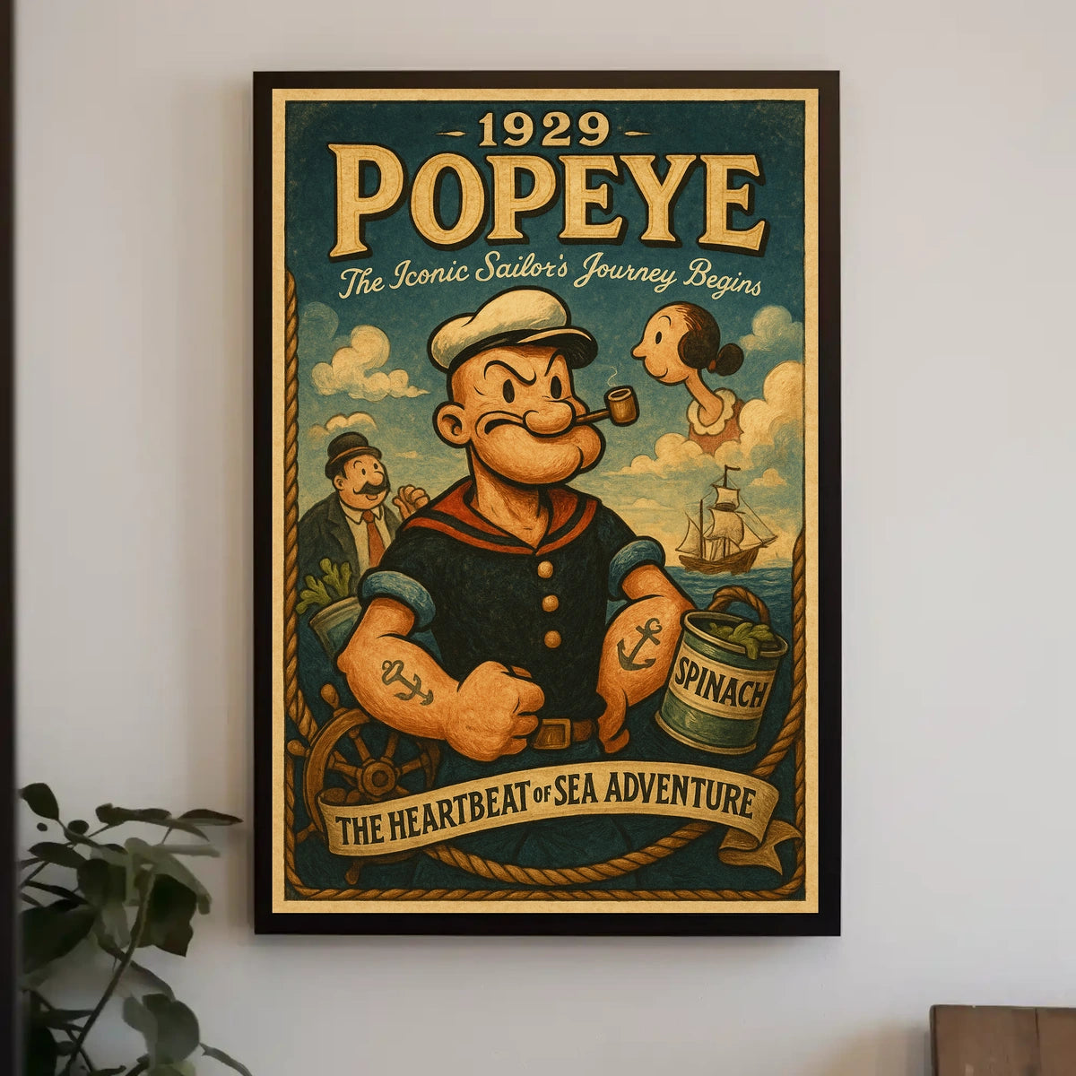 Popeye 1929 Art Poster POP-13