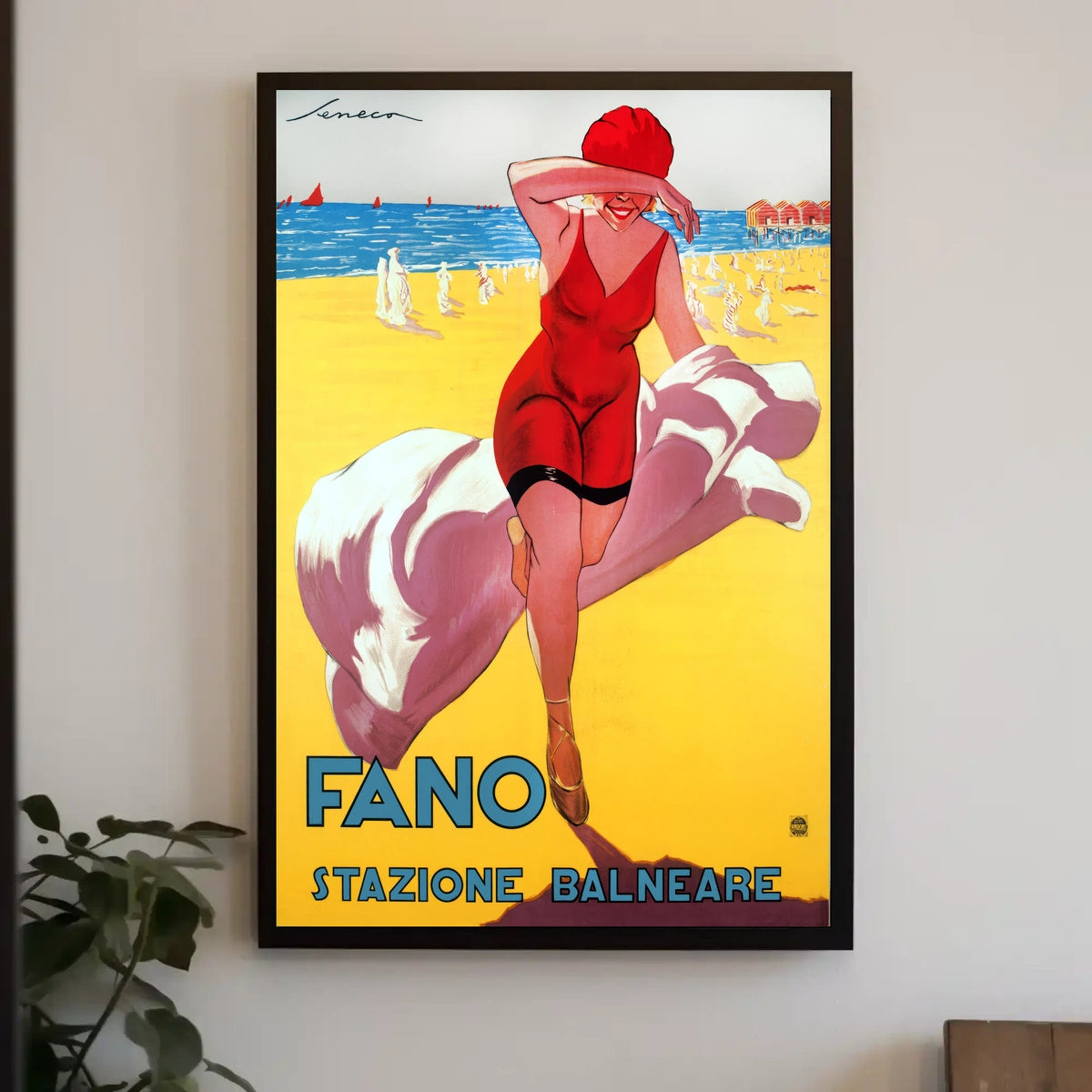 Fano Stazione Balneare Poster
