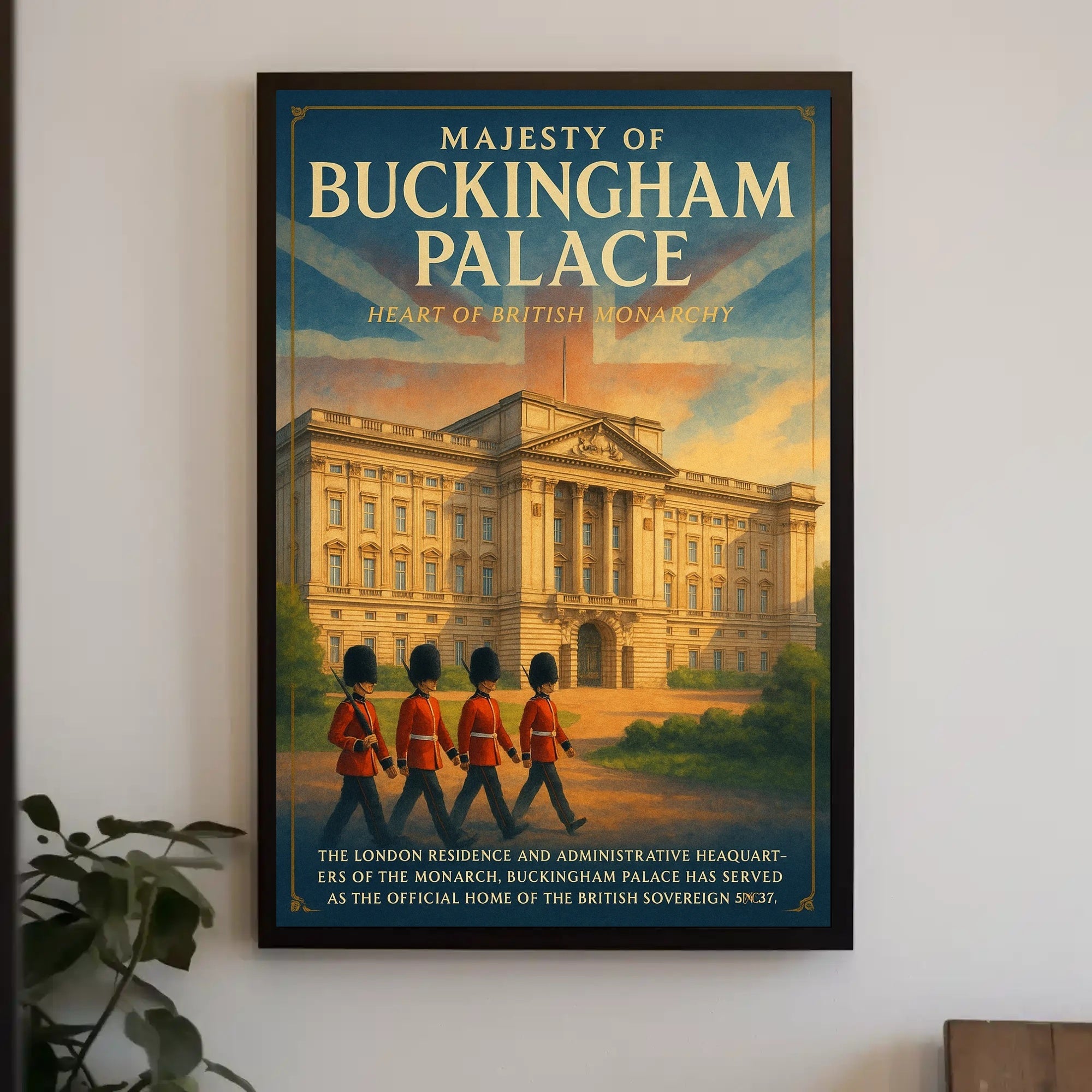 Majesty of Buckingham Palace Poster PosterGoat