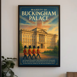 Majesty of Buckingham Palace Poster PosterGoat
