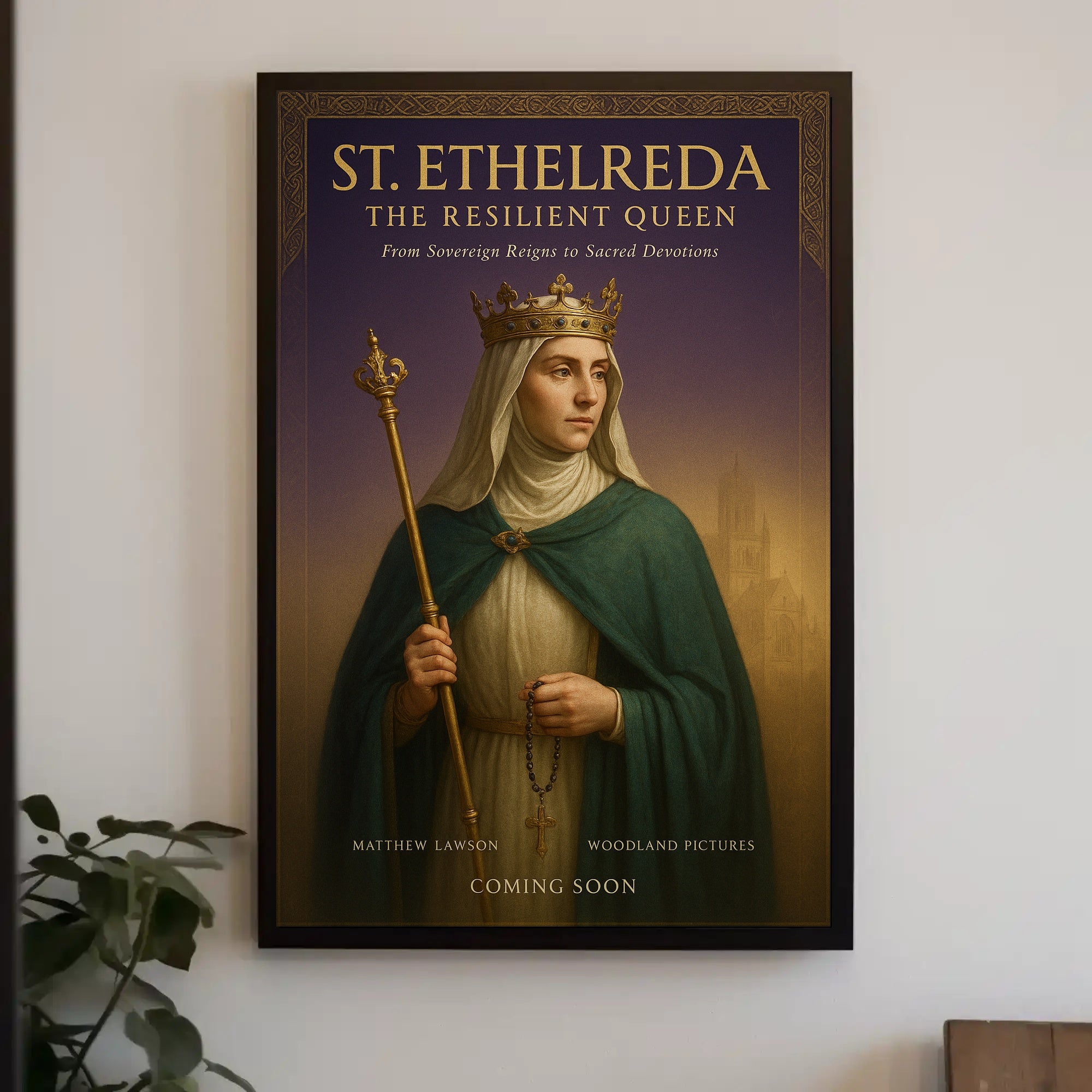St. Etheldreda The Resilient Queen Poster