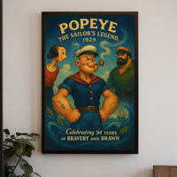 Popeye 1929 Art Poster POP-126