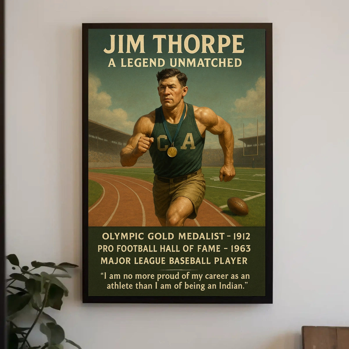 Jim Thorpe A Legend Unmatched Poster