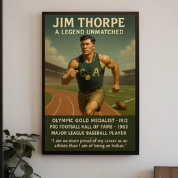 Jim Thorpe A Legend Unmatched Poster