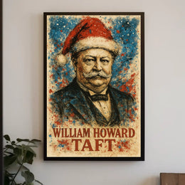 William Howard Taft 27th President of the United States Christmas SeriesPoster