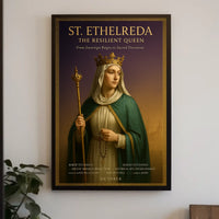 St. Etheldreda The Resilient Queen Poster