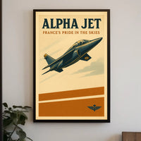 Alpha Jet Frances Pride in the Skies Poster