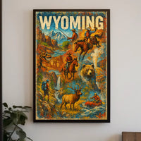Wyoming Adventure Poster