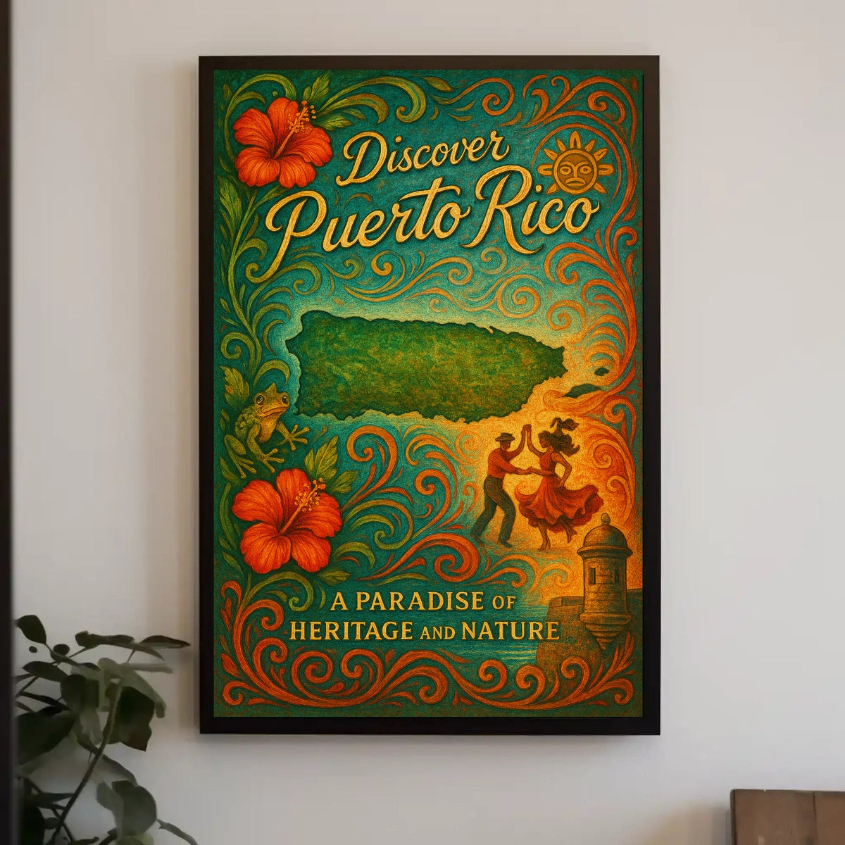 Discover Puerto Rico Poster