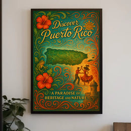 Discover Puerto Rico Poster