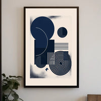 Vintage Architectural Silhouettes Art Poster
