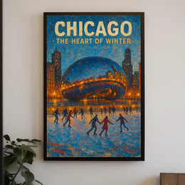 Chicago The Heart Of Winter Poster