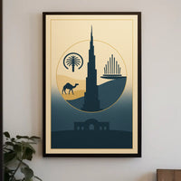 Iconic Dubai Landmarks Poster