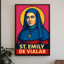 St. Emily de Vialar Poster