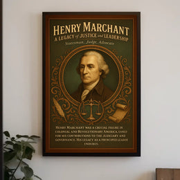 Henry Marchant A Legacy of Justice and Leadership Poster