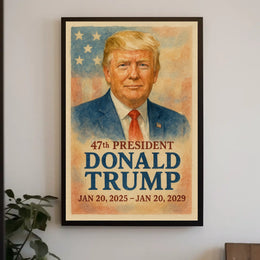 Donald Trump 47Th President Poster