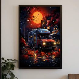 Autumn Night Escape Poster