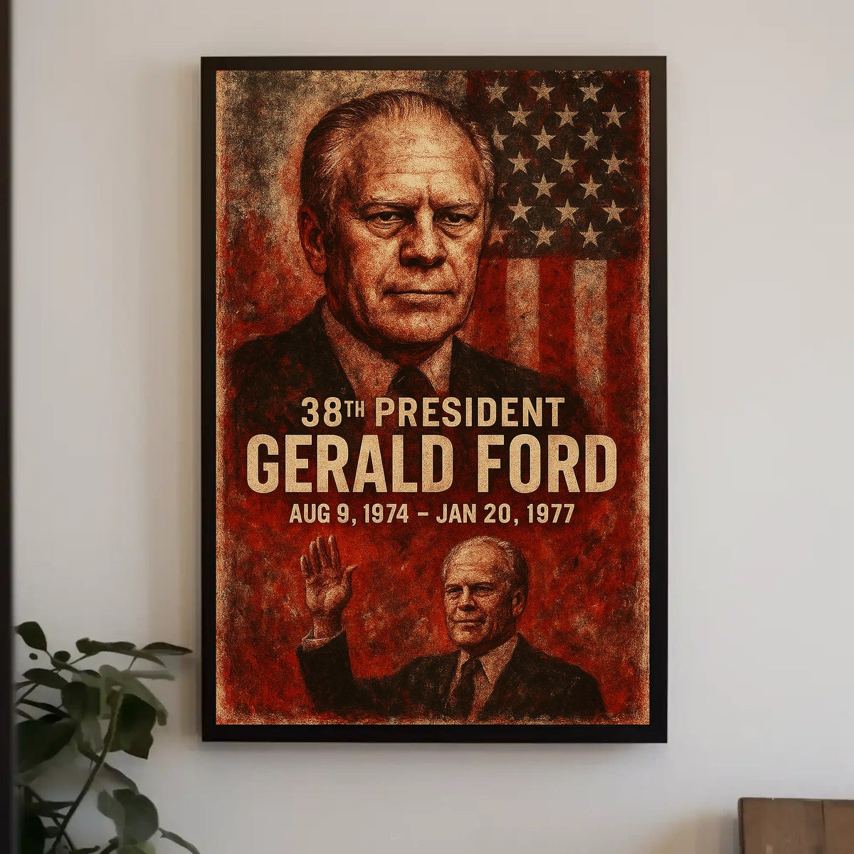 Gerald Ford 38th President Poster