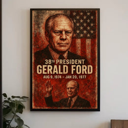 Gerald Ford 38th President Poster