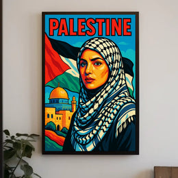 Palestine A Symbolic Tribute Poster