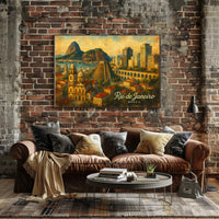 Rio de Janeiro A Vibrant Cityscape Poster