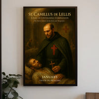 St. Camillus de Lellis Patron of the Sick and Hospitals Poster