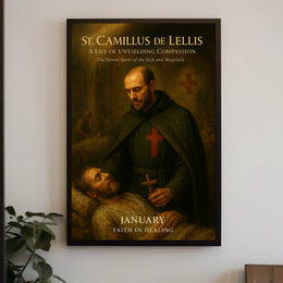 St. Camillus de Lellis Patron of the Sick and Hospitals Poster