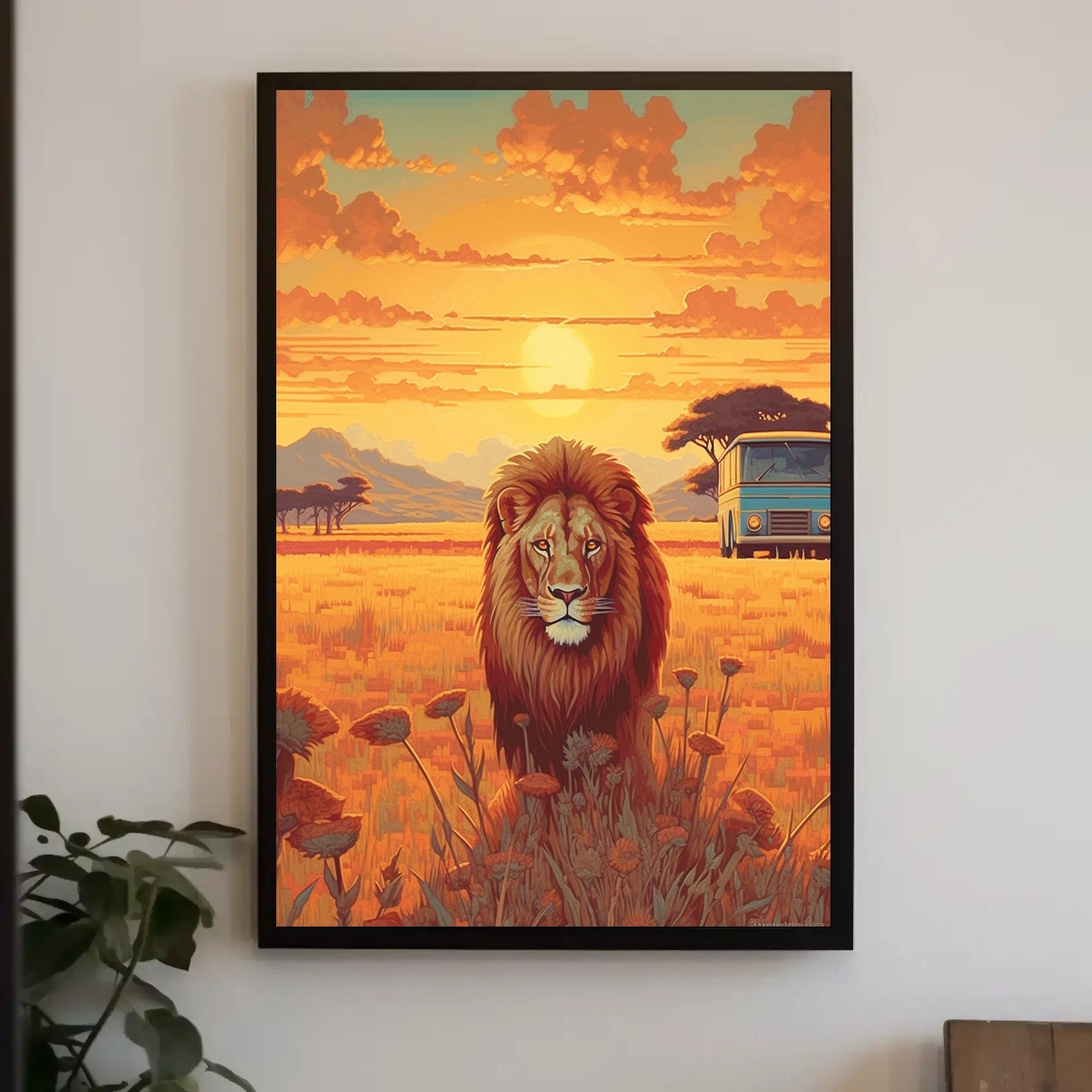 Serengeti Majesty Poster