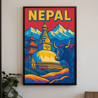 Nepal A Vibrant Tapestry Poster