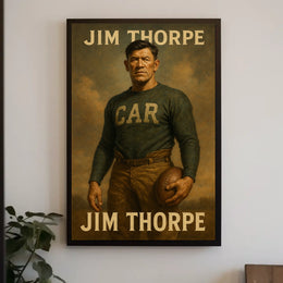 Jim Thorpe Athletic Legend Poster