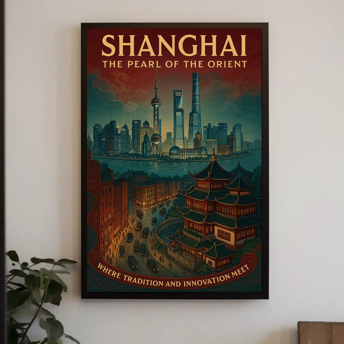 Shanghai The Pearl of the Orient Poster