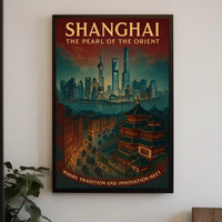 Shanghai The Pearl of the Orient Poster
