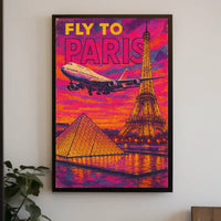 Fly To Paris Poster
