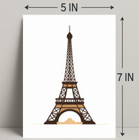 Eiffel Tower Illustration Poster