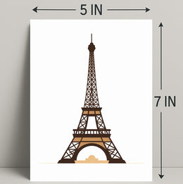 Eiffel Tower Illustration Poster
