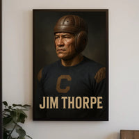 Jim Thorpe Legendary Athlete Poster