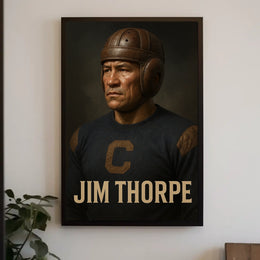 Jim Thorpe Legendary Athlete Poster