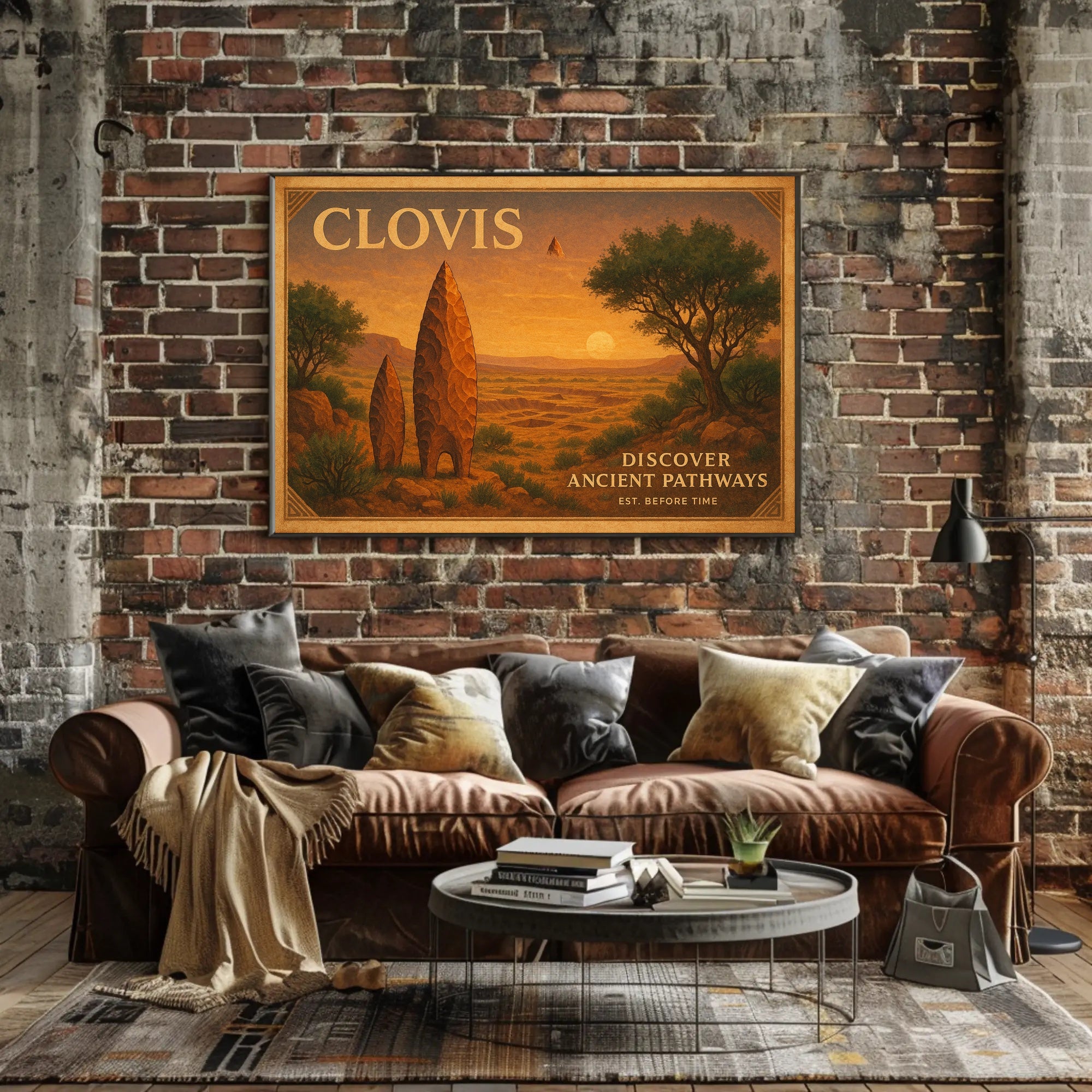 Discover Ancient Pathways Travel Poster