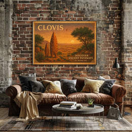 Discover Ancient Pathways Travel Poster