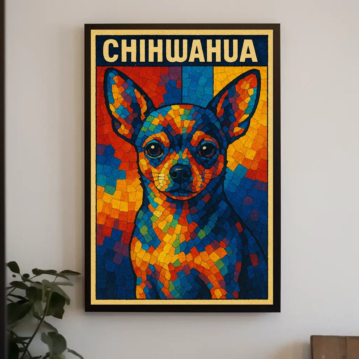 Colorful Chihuahua Art Poster