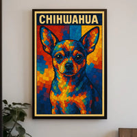 Colorful Chihuahua Art Poster