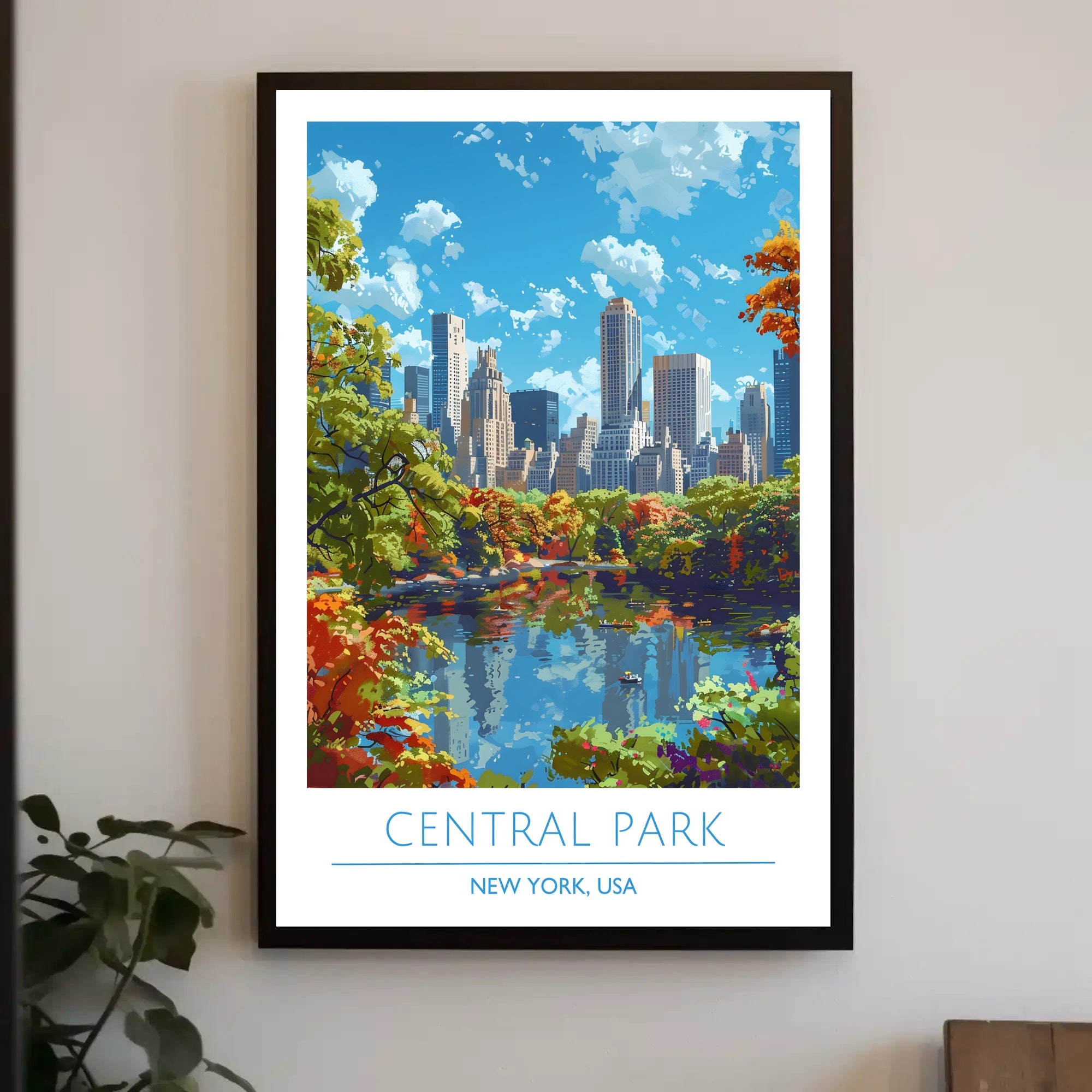 Central Park in Autumn Poster