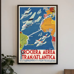Crociera Aerea Transatlantica Poster