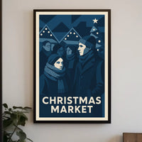 Christmas Market Celebration Poster