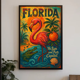 Florida The Sun and Fun Capital Poster