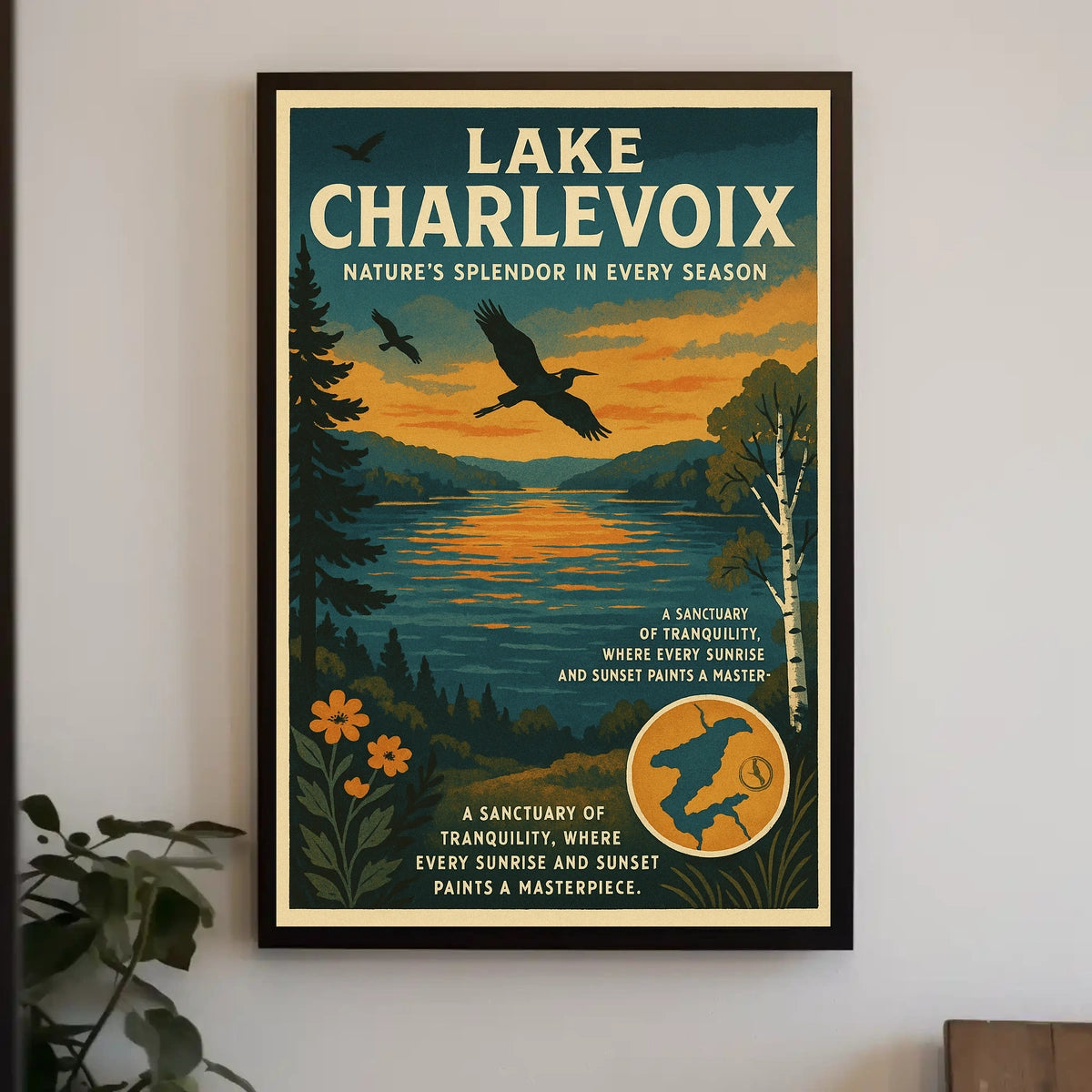 Lake Charlevoix NatureS Splendor Poster