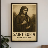 SAINT SOFIA: HOLY WISDOM Religious Art Poster