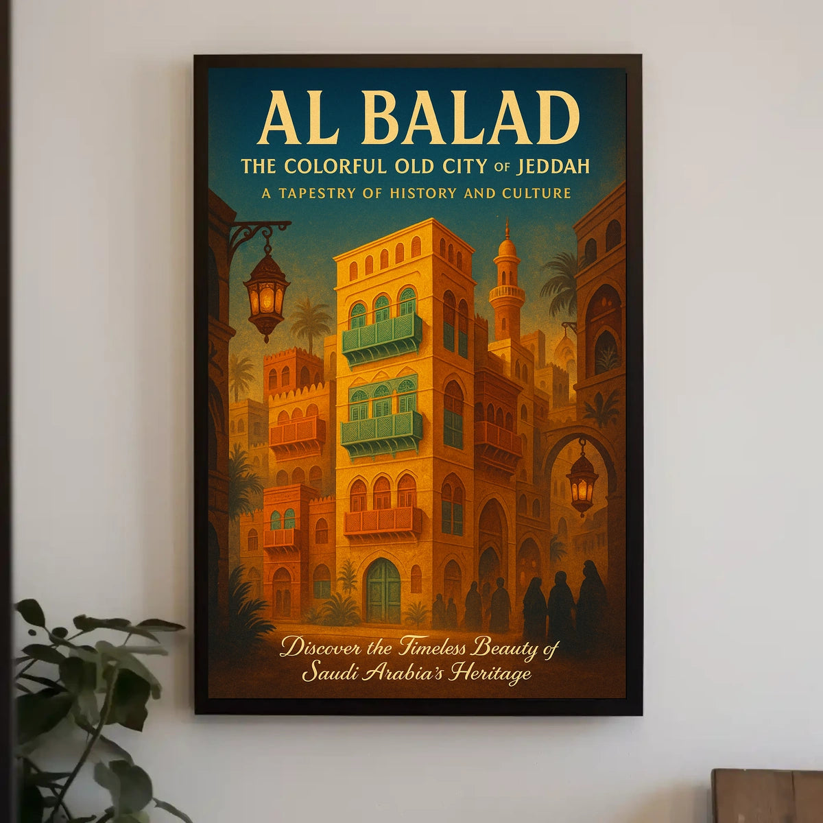 Al Balad The Colorful Old City Of Poster